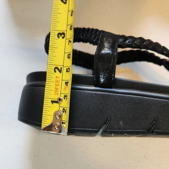 Alegria PG Lite Shoes ROZ Black ROZ-101 Size 39 9 Open Toe Wedge Sandals - Picture 6 of 10